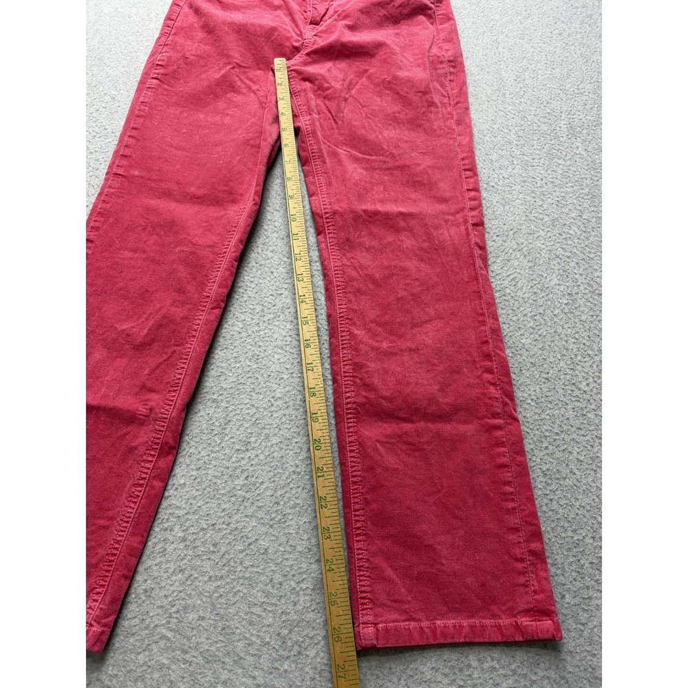 Boden Pants Jeans Womens 6 Regular Red Straight Leg 5-Pocket Stretch Cotton - Picture 5 of 12